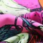 Preview: Viskose Rayon mit Baumwolle "Früchte" pink